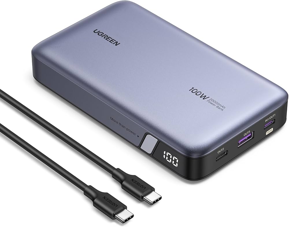 UGREEN 20000mAh 100W Power Bank